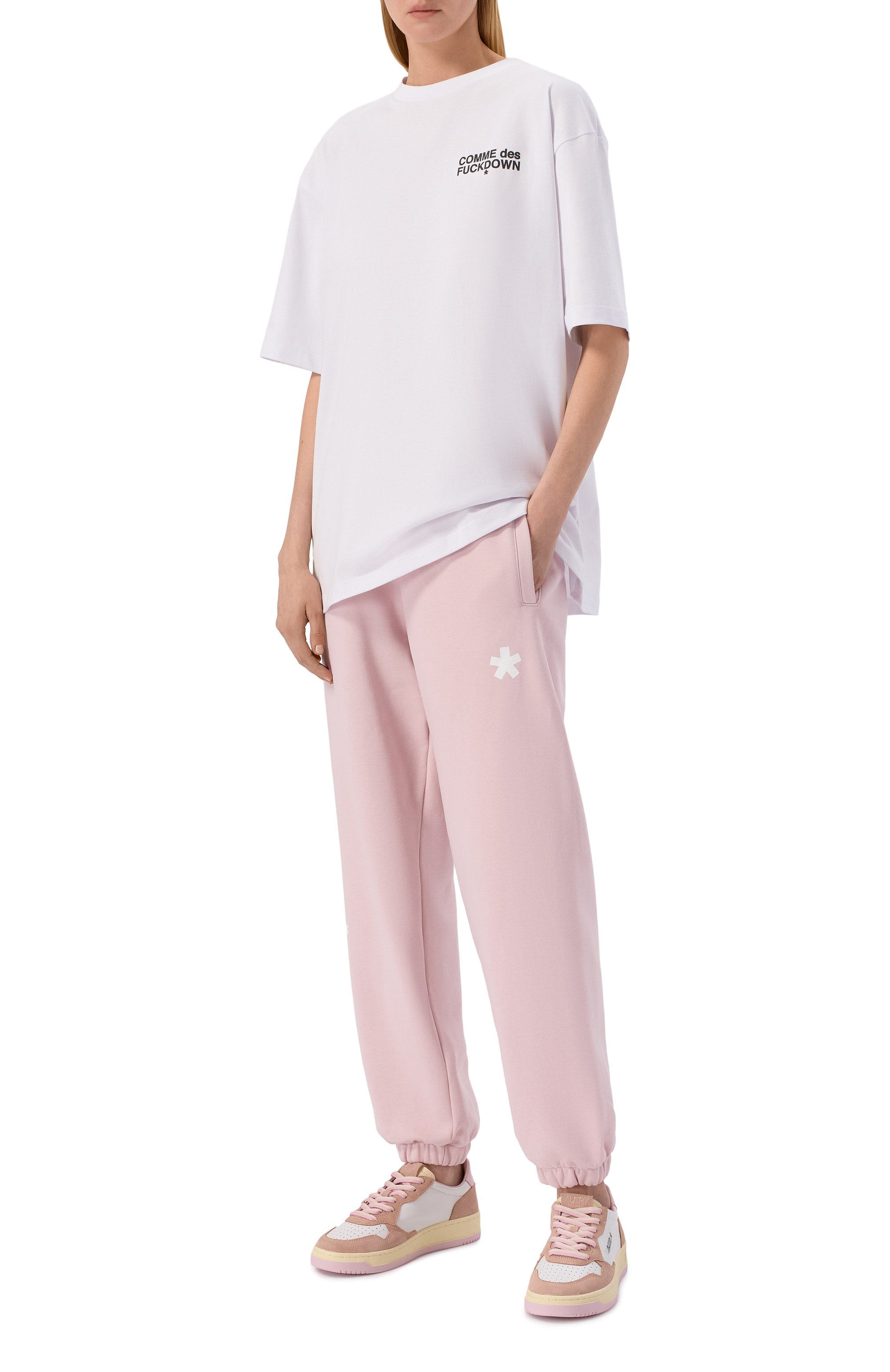 Хлопковые джоггеры COMME DES FUCKDOWN, арт. CFABW01557, фото 2