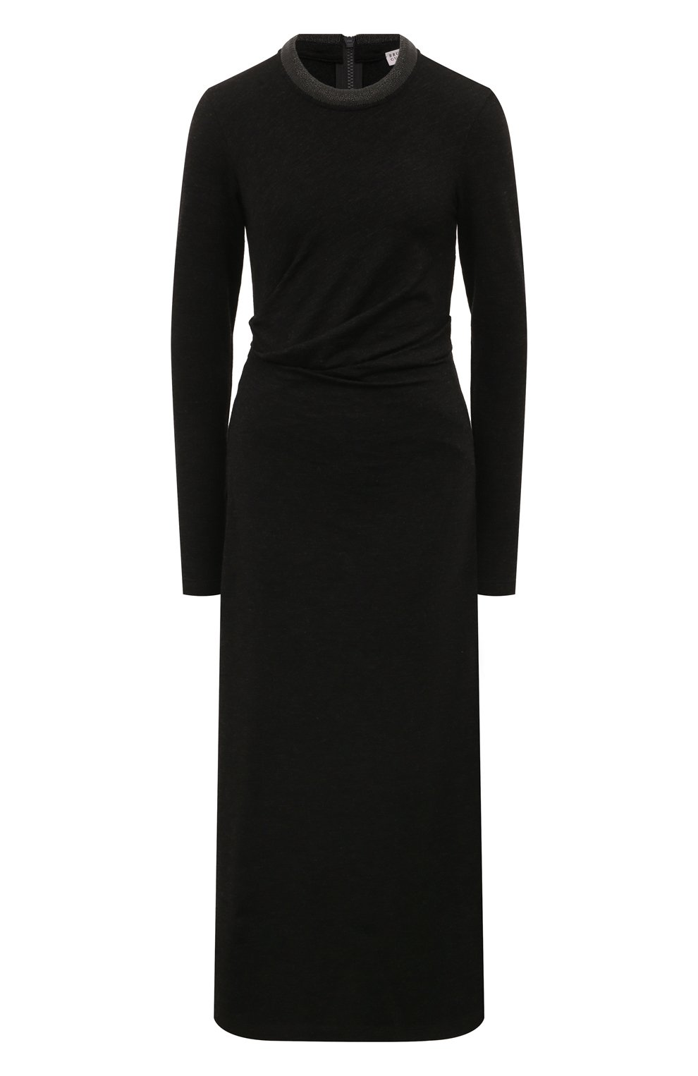 Шерстяное платье BRUNELLO CUCINELLI темно-синего цвета по цене 351500 руб., арт. MPR25AHR33, фото 1 Шерстяное платье BRUNELLO CUCINELLI, арт. MPR25AHR33, фото 1