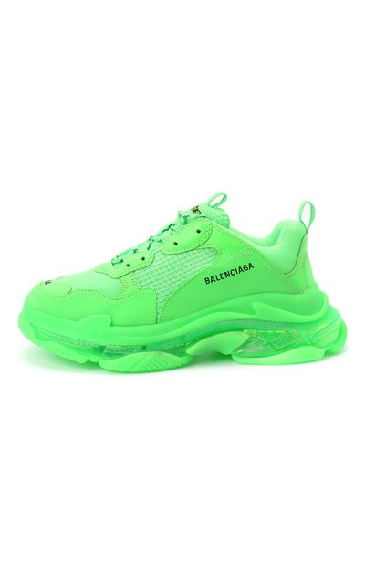 Комбинированные кроссовки triple s clear sole BALENCIAGA, арт. 541624/W2CF1, фото 3