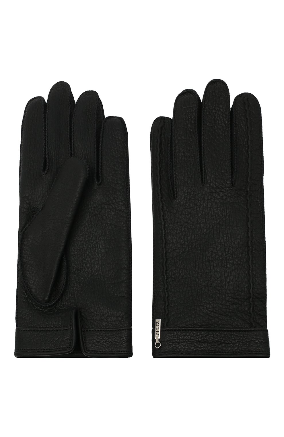 Кожаные перчатки ZILLI, арт. MIU-GA149-CERWS/0001, фото 2