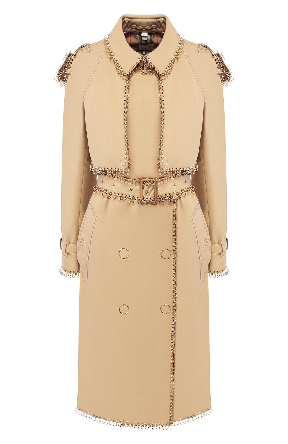Хлопковый тренч gabardine BURBERRY бежевого цвета по цене 876000 руб., арт. 4560909, фото 1 Хлопковый тренч gabardine BURBERRY, арт. 4560909, фото 1