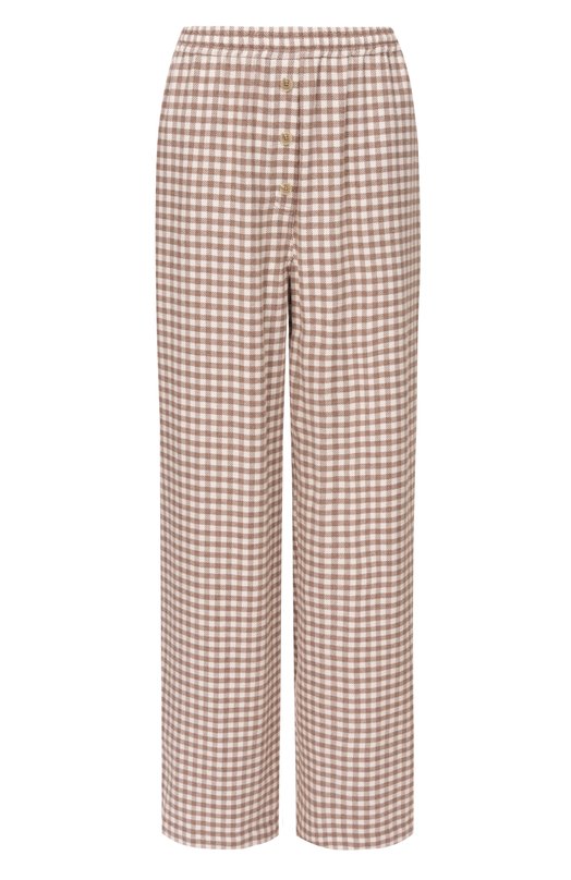 Хлопковые брюки EDOMO T006121NY26W Коричневый T006121NY26W