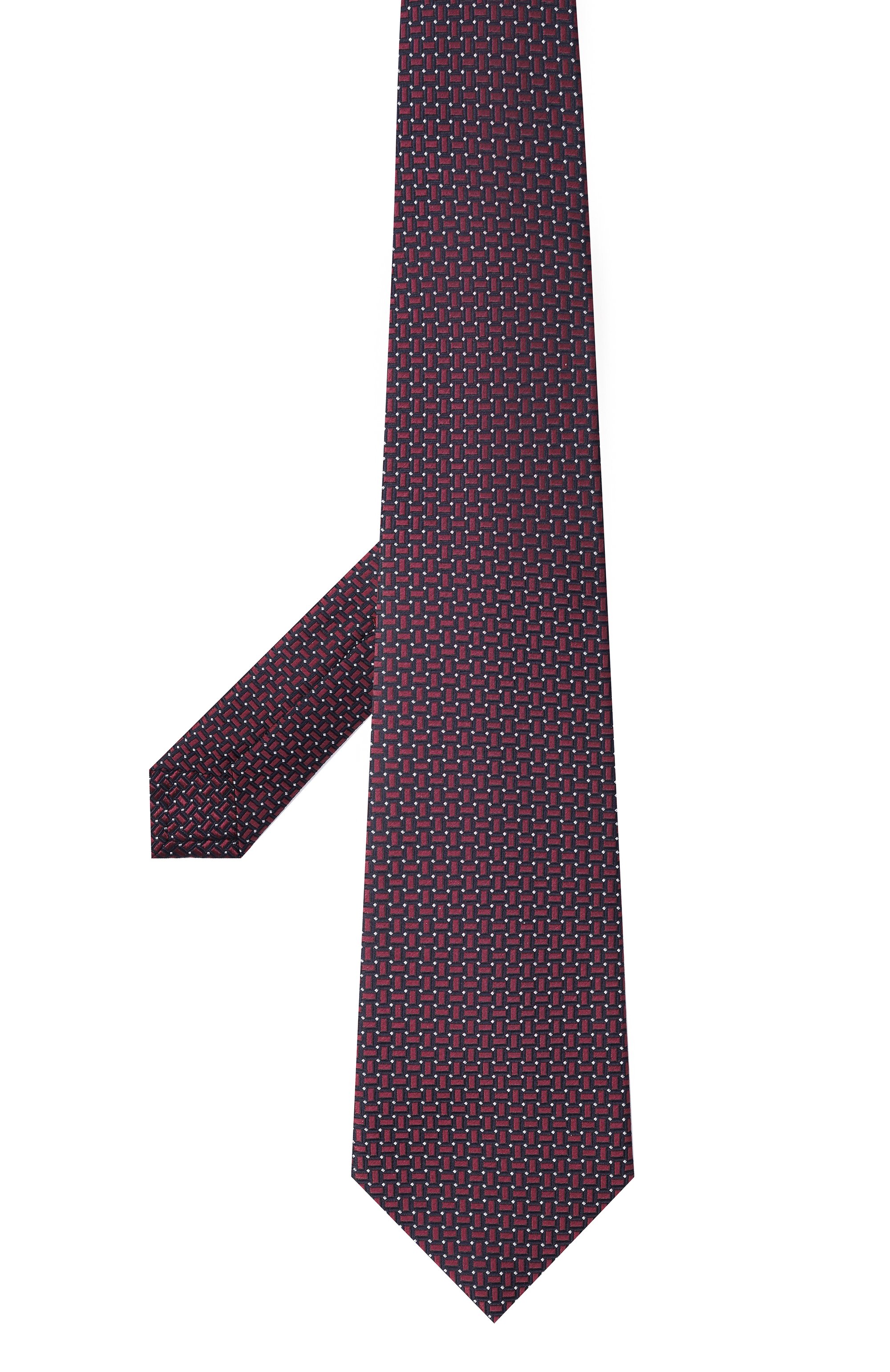 Шелковый галстук KITON бордового цвета по цене 39950 руб., арт. UCRVKLC08L13, фото 3 Шелковый галстук KITON, арт. UCRVKLC08L13, фото 3