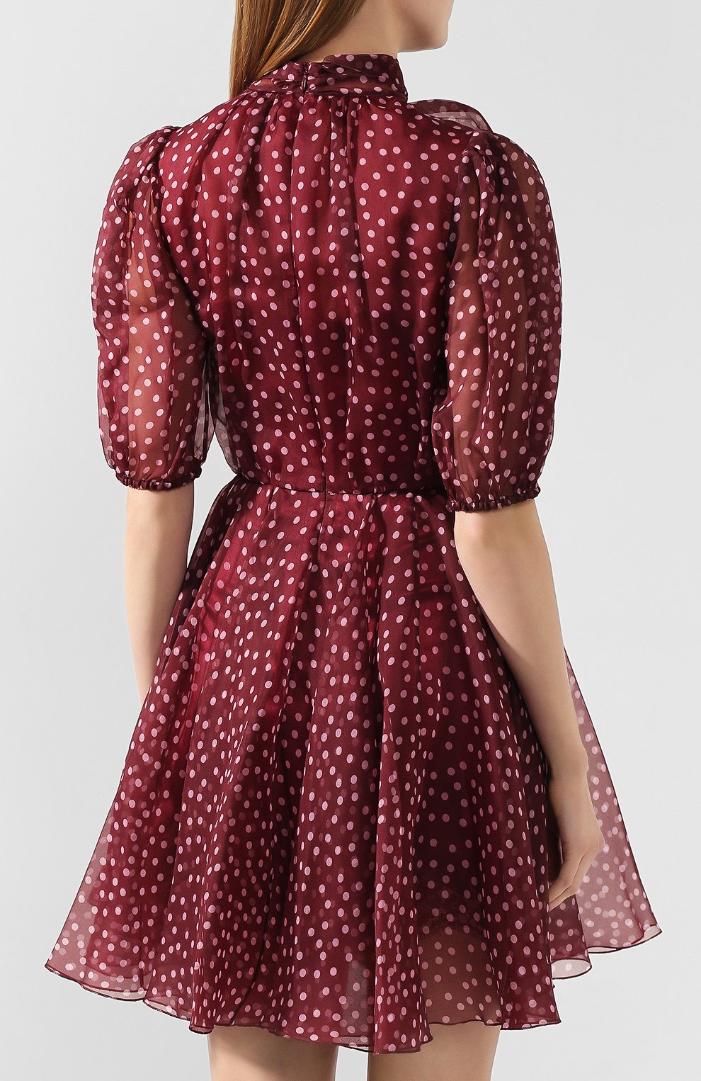 Шелковое платье DOLCE & GABBANA, арт. F6H7QT/IS1BX, фото 4