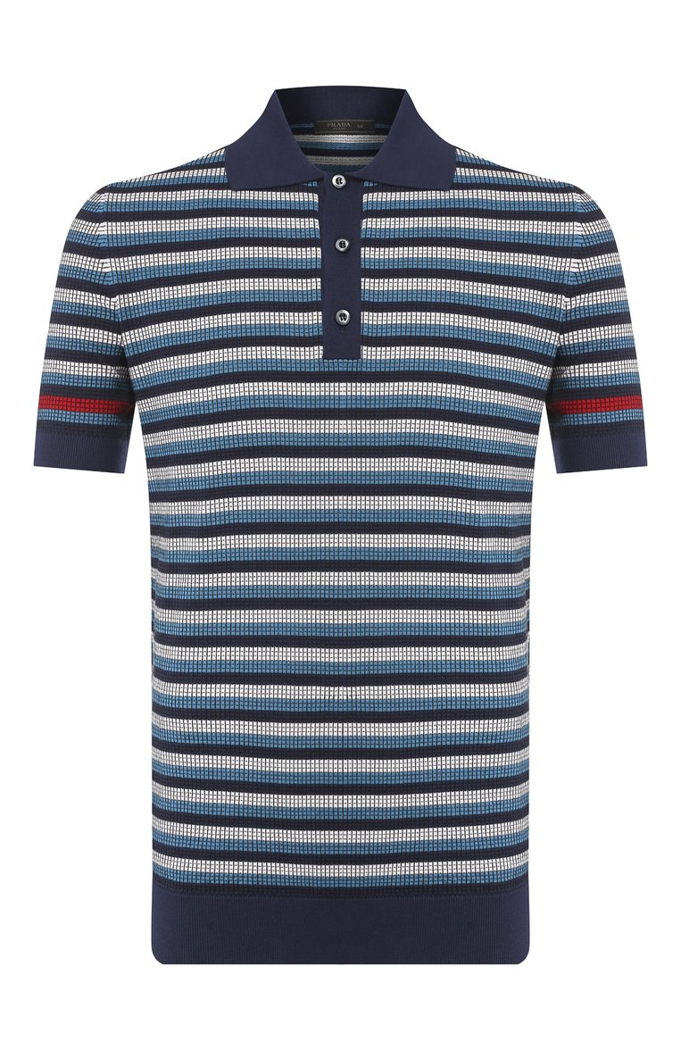 Хлопковое поло PRADA, арт. UMB010-1VOV-F0124-201, фото 1