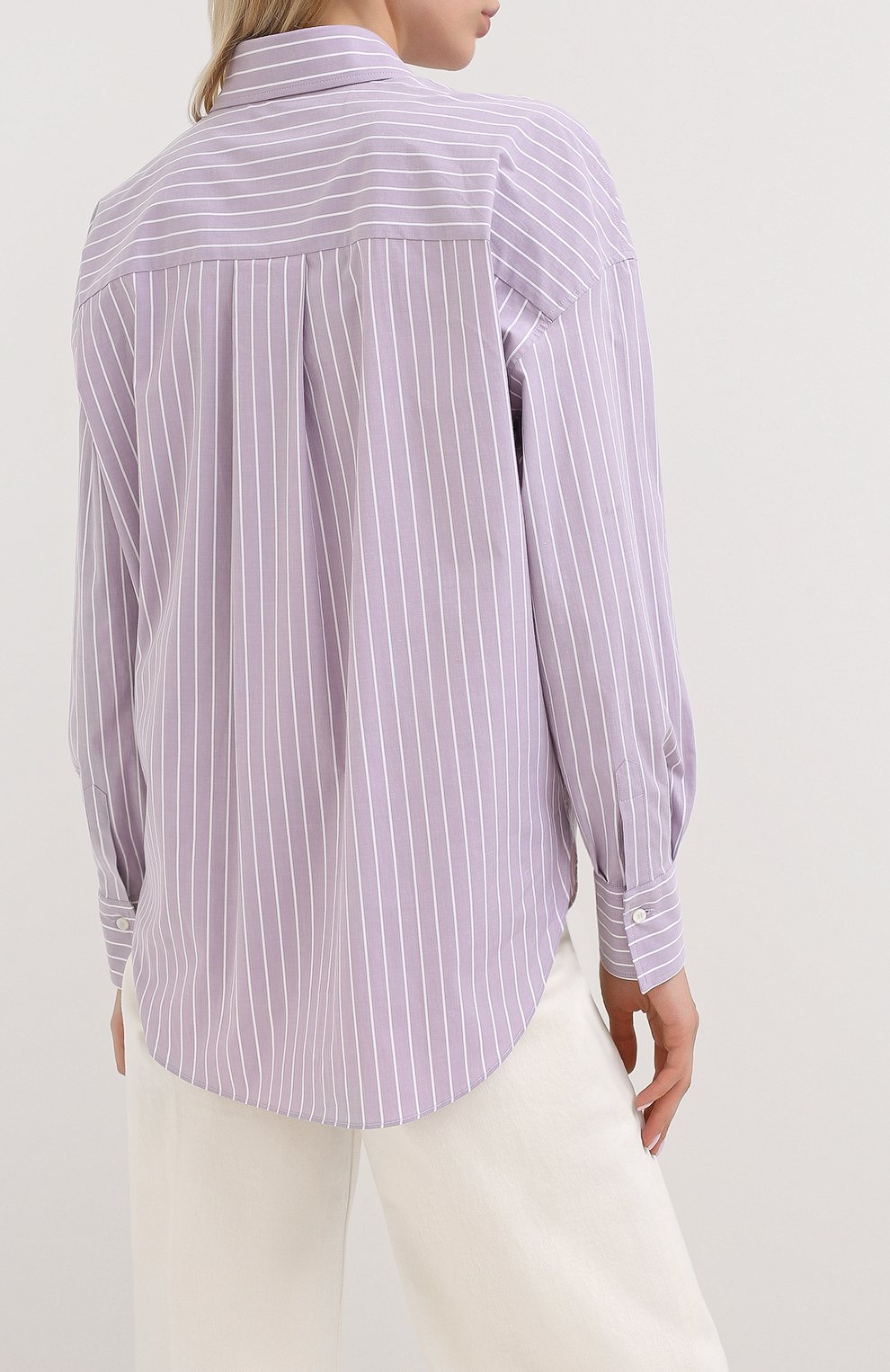 Хлопковая рубашка BRUNELLO CUCINELLI, арт. MP733MF116, фото 4