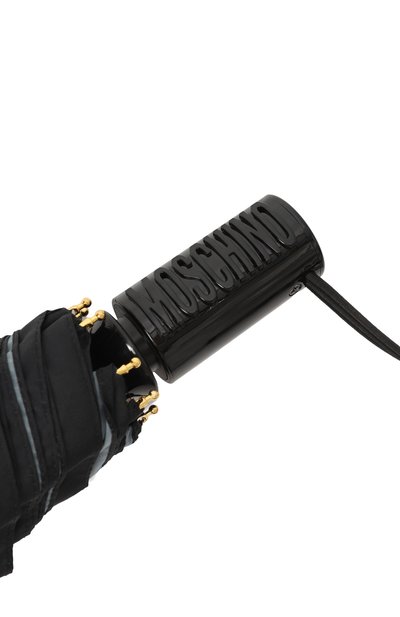 Складной зонт MOSCHINO черного цвета по цене 14300 руб., арт. 8953-0PENCL0SEA, фото 5 Складной зонт MOSCHINO, арт. 8953-0PENCL0SEA, фото 5