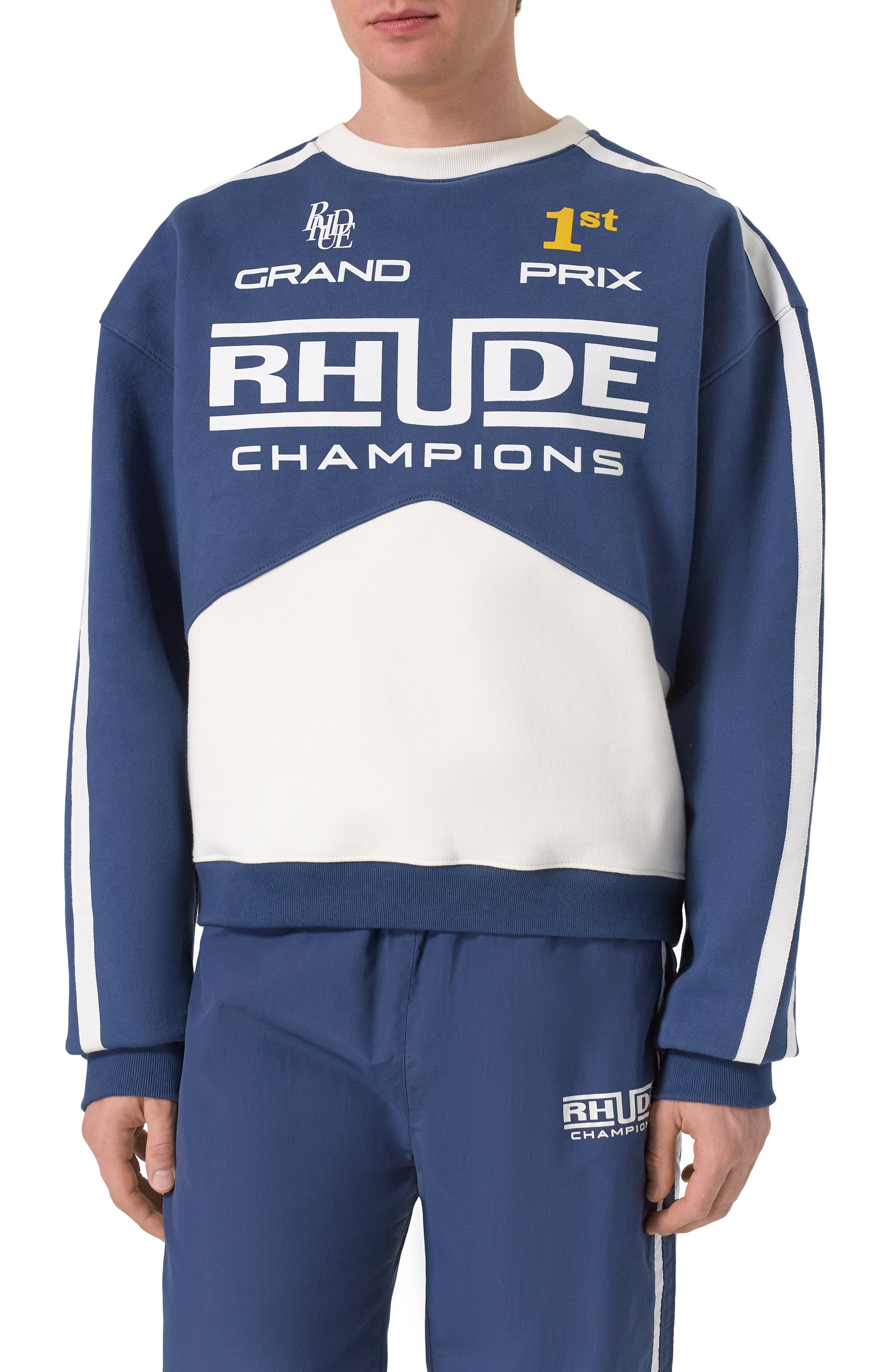 Хлопковый свитшот RHUDE, арт. RHPS25ST06012, фото 3