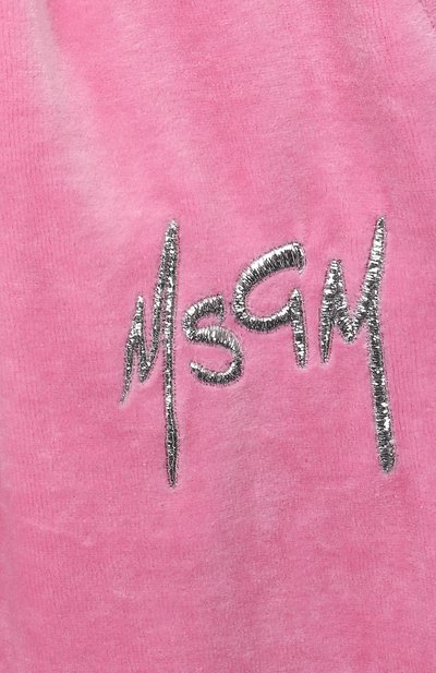 Хлопковые джоггеры MSGM KIDS, арт. MS027854, фото 3