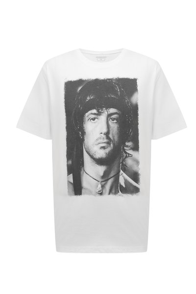 Мужская хлопковая футболка BISIBIGLIO, арт. RAMB0 FACE