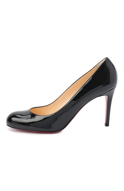 Кожаные туфли simple 85 CHRISTIAN LOUBOUTIN, арт. simple pump 85 patent calf, фото 3