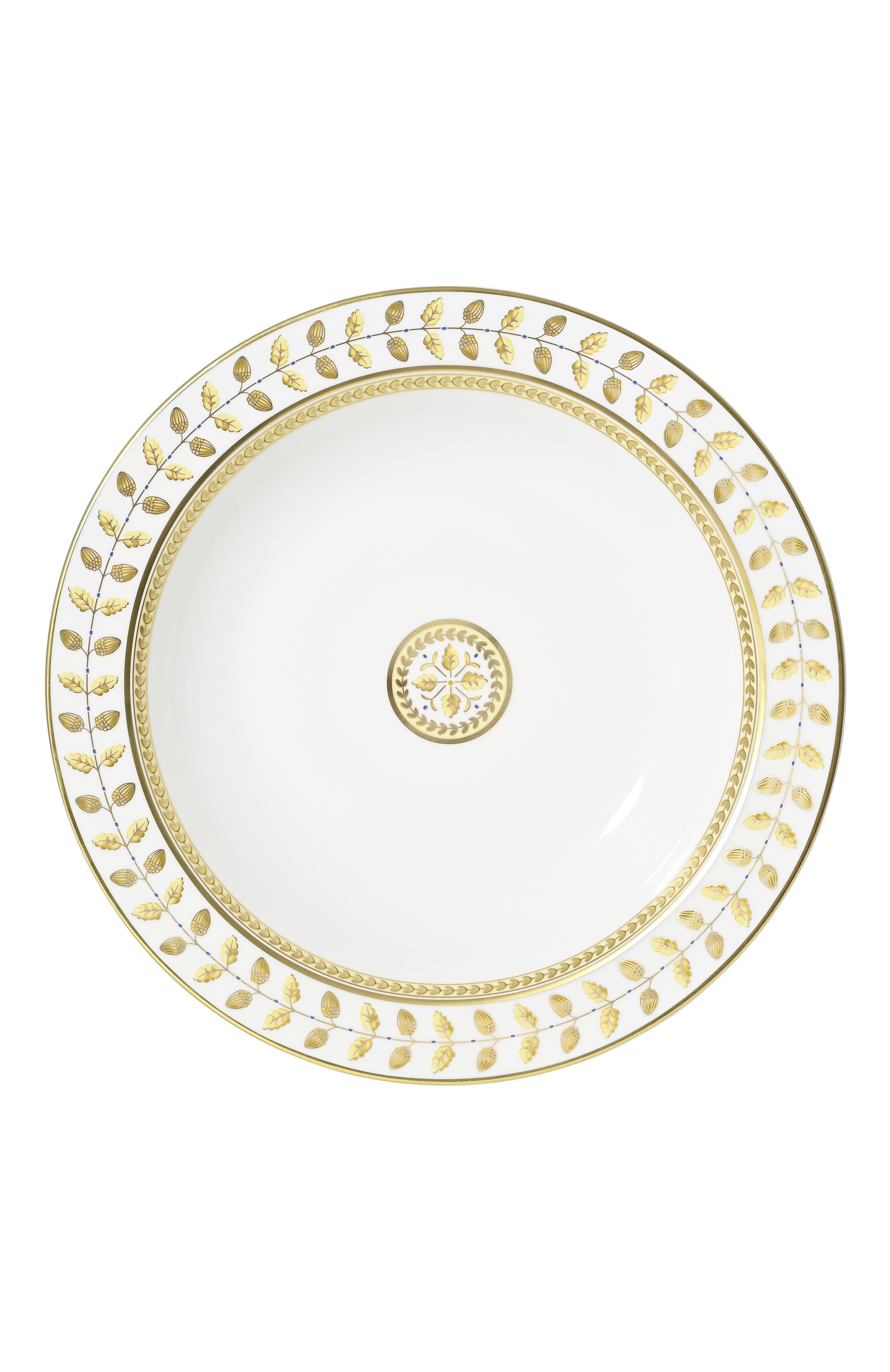 Блюдо круглое глубокое constance jaune BERNARDAUD желтого цвета по цене 86100 руб., арт. 2633/115, фото 1 Блюдо круглое глубокое constance jaune BERNARDAUD, арт. 2633/115, фото 1