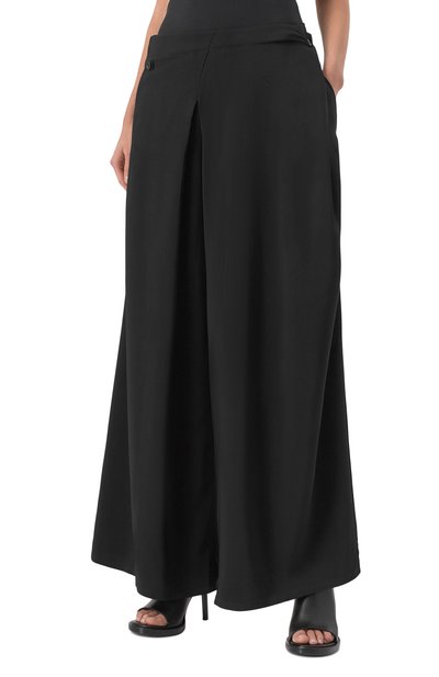 Брюки из вискозы ANDREA YA'AQOV черного цвета по цене 69150 руб., арт. 25WNEW39, фото 3 Брюки из вискозы ANDREA YA'AQOV, арт. 25WNEW39, фото 3