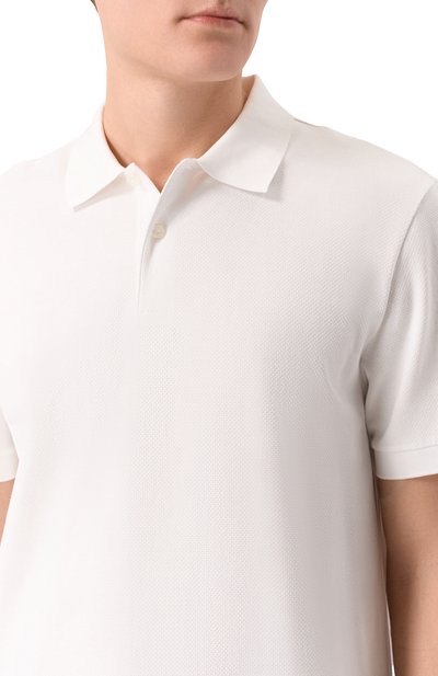 Хлопковое поло BOSS, арт. 50555172, фото 5