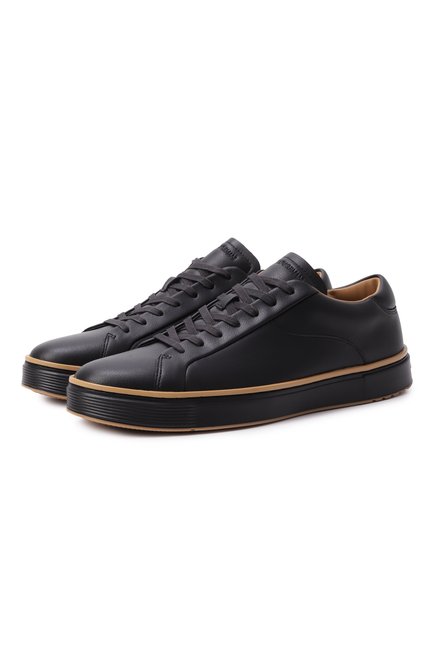 Мужские кожаные кеды EMPORIO ARMANI, арт. EM003081/AF18228