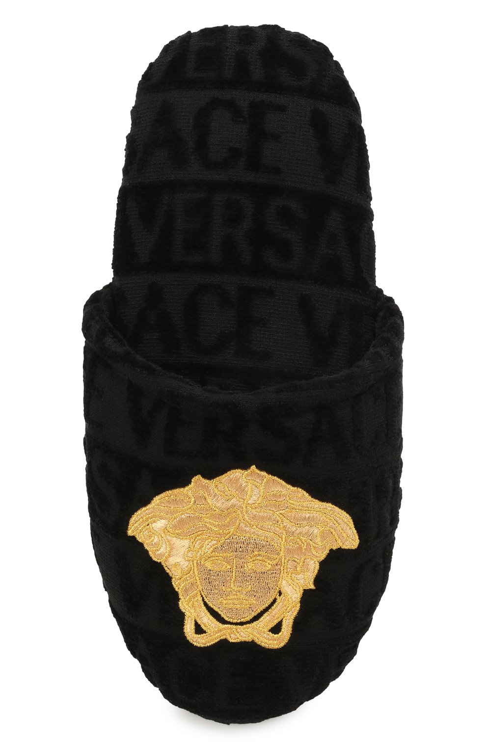 Текстильные тапочки logomania VERSACE, арт. ZSLB00004/ZC0SP052, фото 5