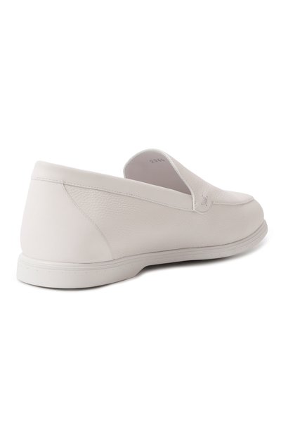 Кожаные лоферы STEFANO RICCI белого цвета по цене 137500 руб., арт. UC64_G2344/MRWY, фото 4 Кожаные лоферы STEFANO RICCI, арт. UC64_G2344/MRWY, фото 4