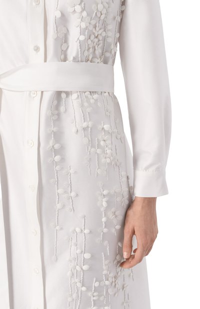 Платье из хлопка и шелка KITON, арт. D61321K09R19, фото 4