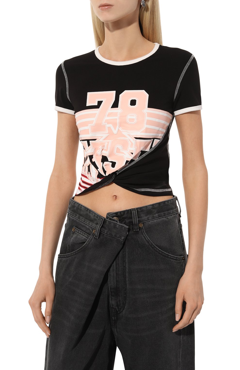 Хлопковая футболка DIESEL, арт. A12978/0AFAA, фото 3