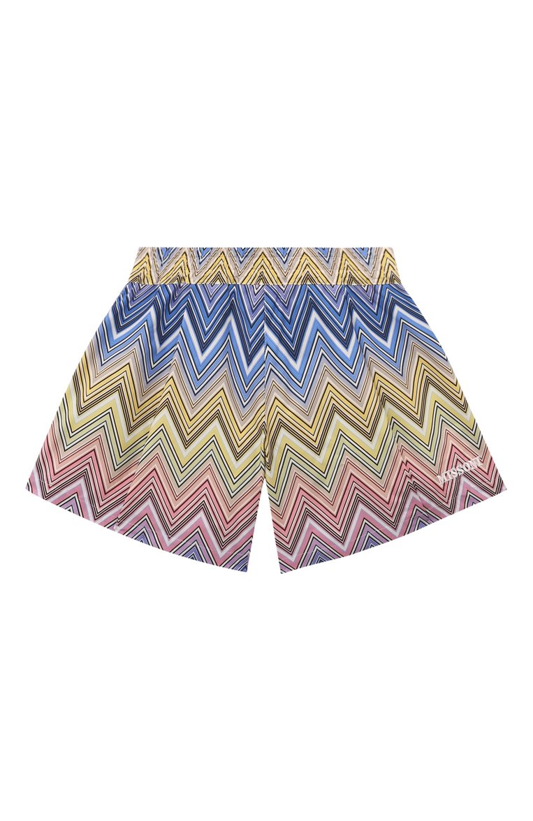 Детский комплект из рубашки и шорт MISSONI разноцветного цвета, арт. MU3A40/P0388/4-10 | Фото 5 (Материал внешний: Хлопок; Кросс-КТ: костюм; Рукава: Короткие; Ростовка одежда: 6 лет | 116 см, 8 лет | 128 см, 10 - 11 лет | 140 - 146см)