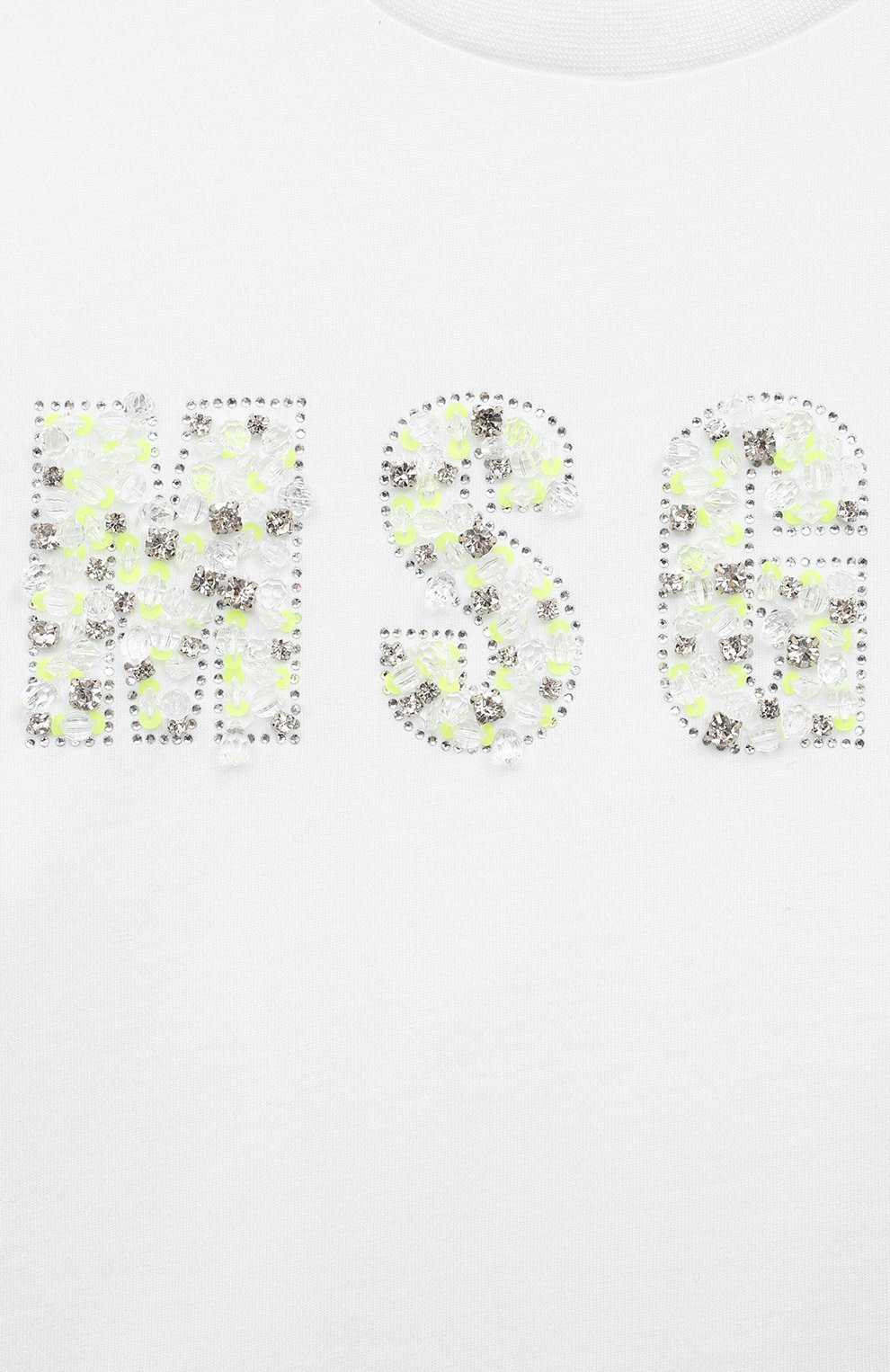 Хлопковая футболка MSGM KIDS, арт. S4MSJGTH122, фото 3