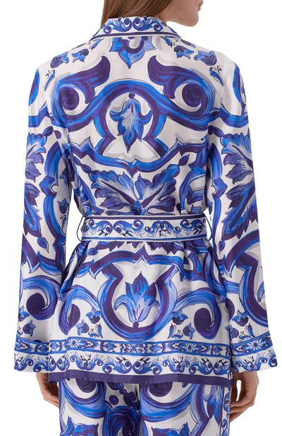 Шелковая блузка DOLCE & GABBANA, арт. F5N53T/HI1BB, фото 4