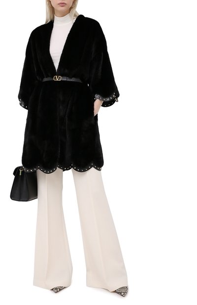 Шуба из меха норки VALENTINO, арт. UF3FAA201DF, фото 2