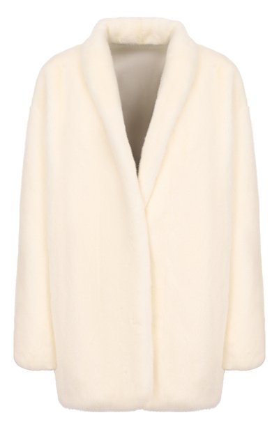Женская шуба из норки MVST, арт. M009/MINK WHITE