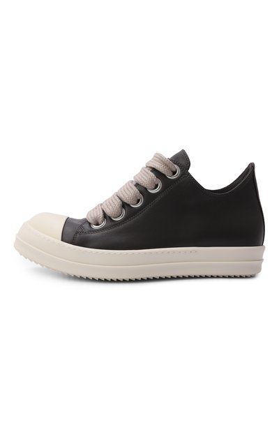 Кожаные кеды tower jumbolace low RICK OWENS, арт. RU02F4893/LC0W2, фото 3