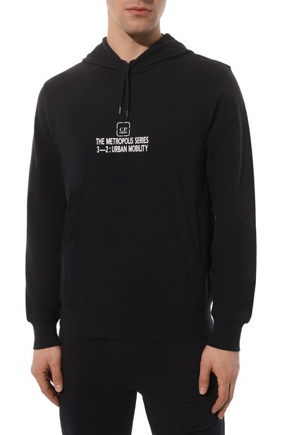 Хлопковое худи C.P. COMPANY, арт. 14CMSS208A-006452W, фото 3