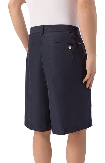 Шорты из ви скозы и льна EMPORIO ARMANI, арт. EM005874/AF13812, фото 4