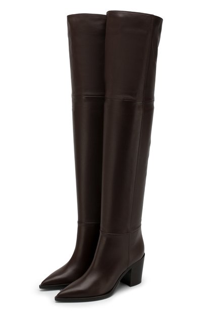 Кожаные ботфорты daenerys 70 GIANVITO ROSSI, арт. G80653.70CU0.PL0CH0C, фото 1