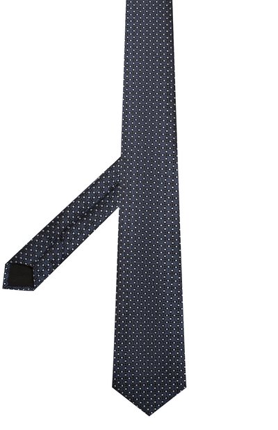 Шелковый галстук DOLCE & GABBANA черно-белого цвета по цене 23450 руб., арт. GT149E/G0JLM, фото 2 Шелковый галстук DOLCE & GABBANA, арт. GT149E/G0JLM, фото 2