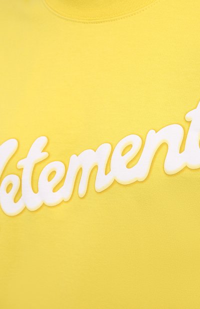Хлопковая футболка VETEMENTS, арт. UE51TR760Y 1614/W, фото 5