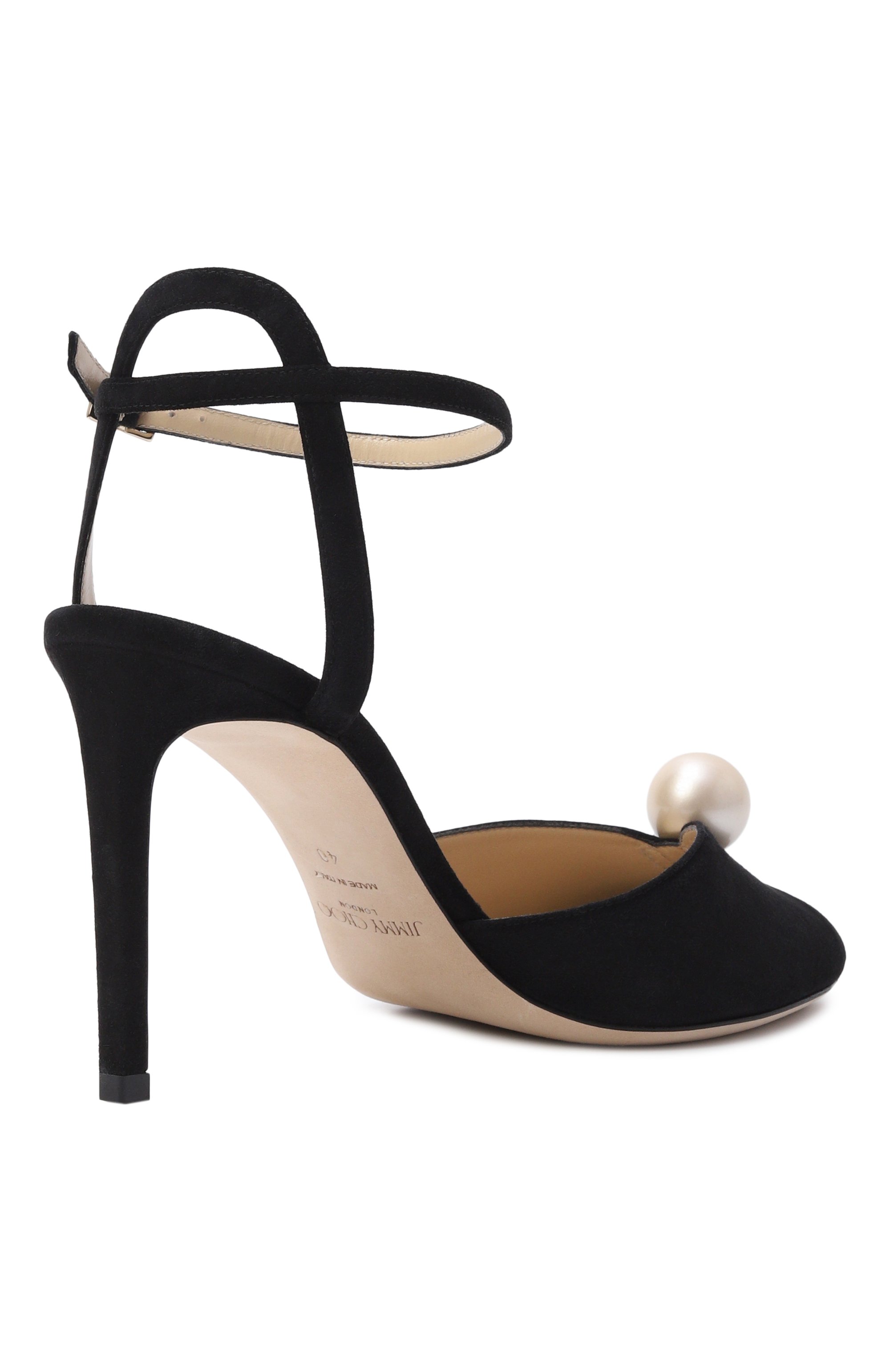 Замшевые босоножки sacora 85 JIMMY CHOO, арт. SAC0RA 85/A0B, фото 5