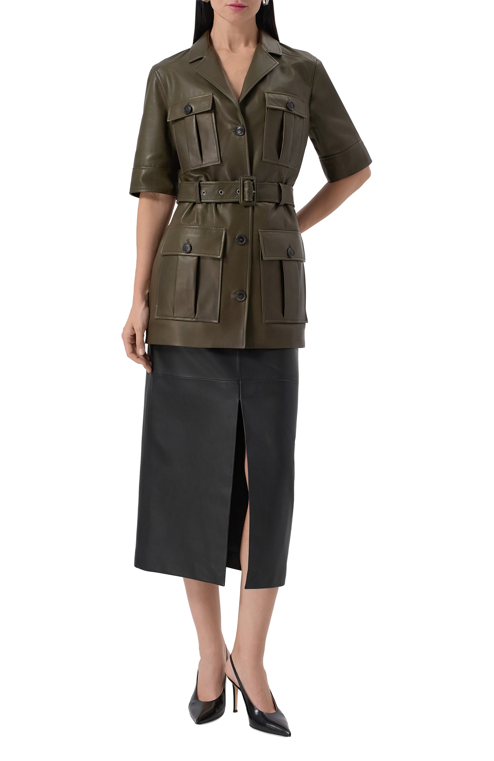 Кожаная юбка MVST, арт. 23177/36-44, фото 2