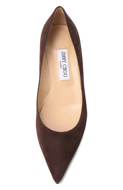 Замшевые туфли Amelia 35 Jimmy Choo AMELIASUE Коричневый  AMELIASUE Фото 6