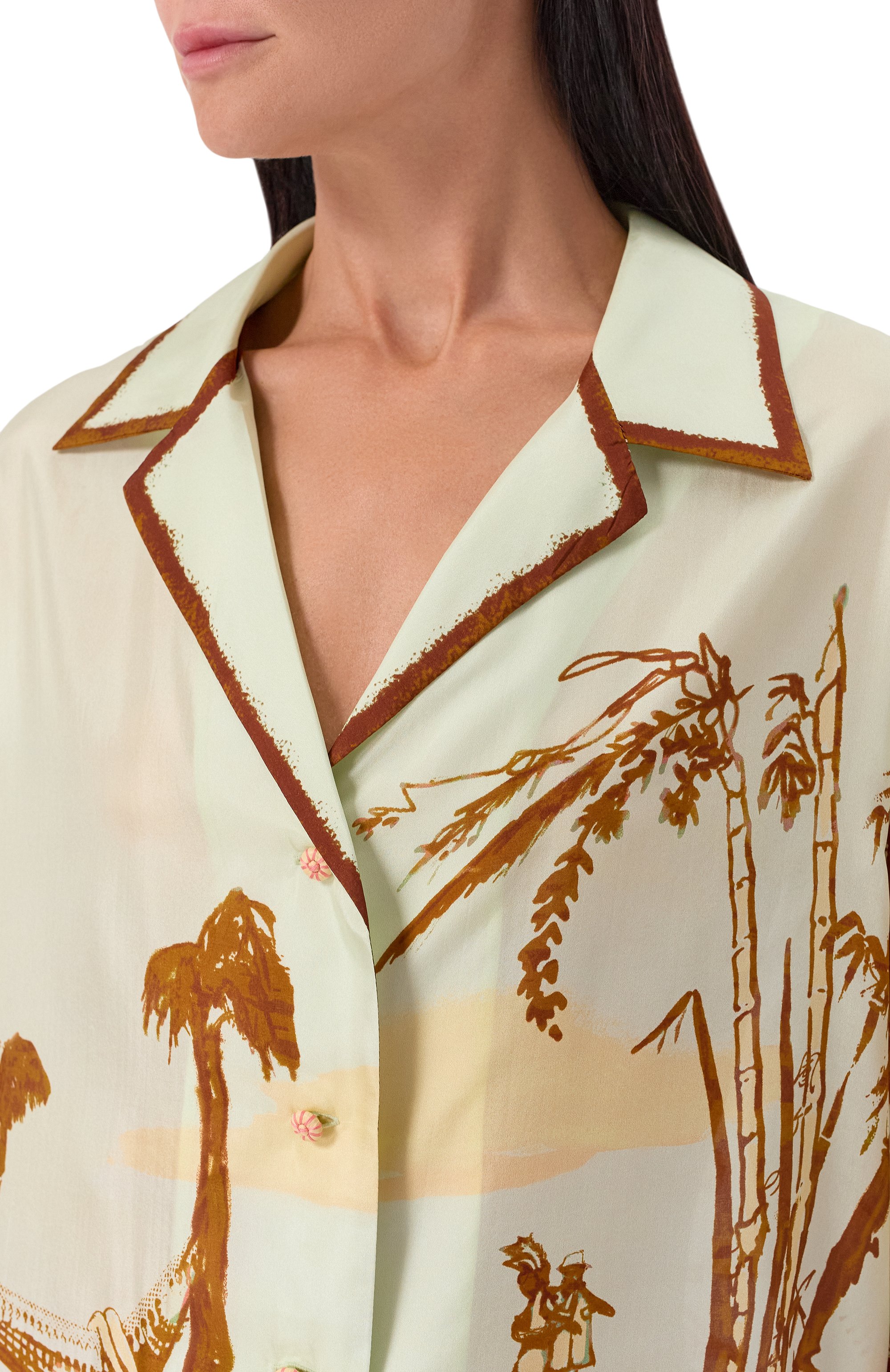 Шелковая рубашка ZIMMERMANN, арт. 3570TSS254, фото 5