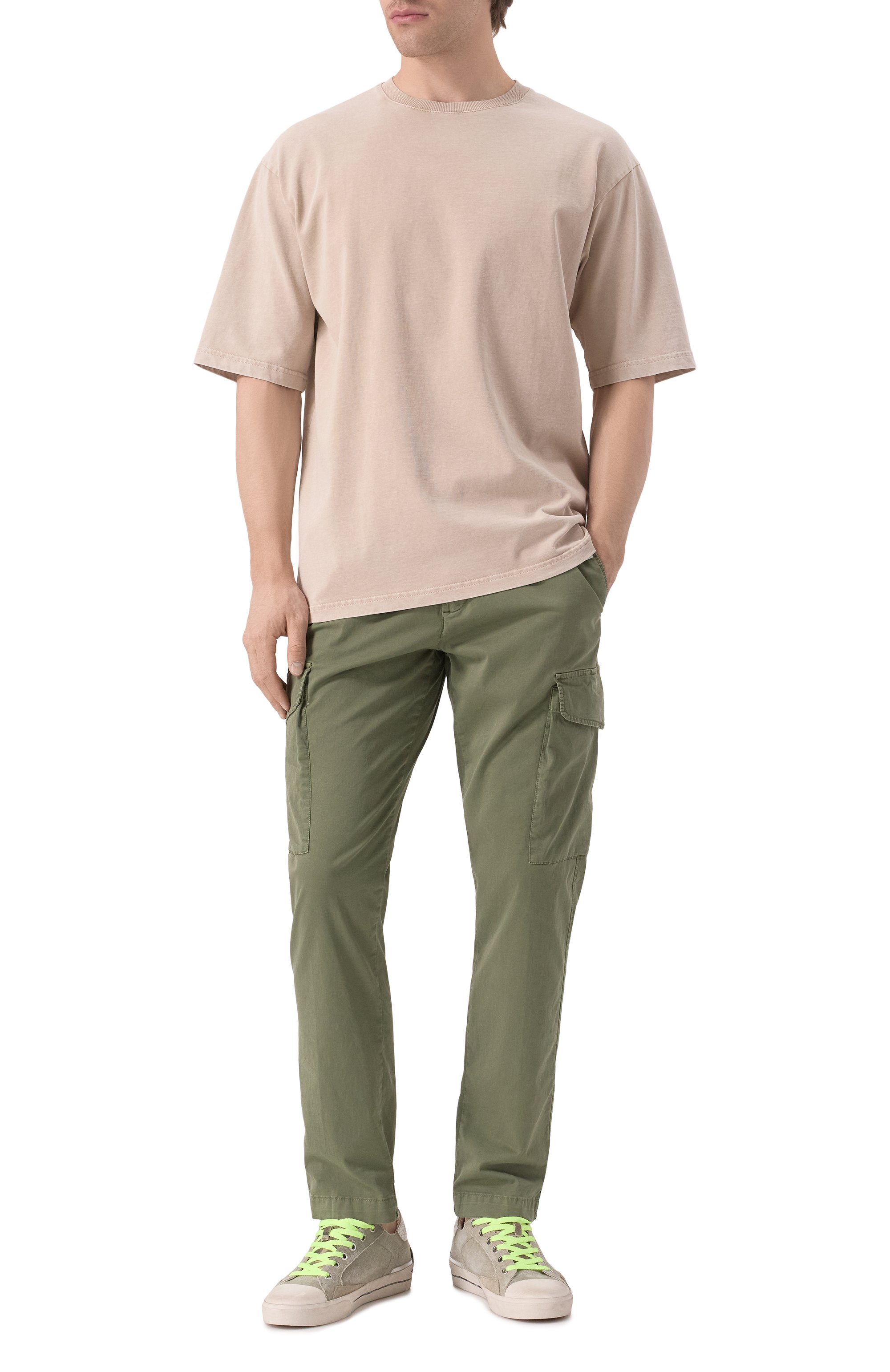 Хлопковые брюки-карго WHITE SAND, арт. 25SU55/267, фото 2