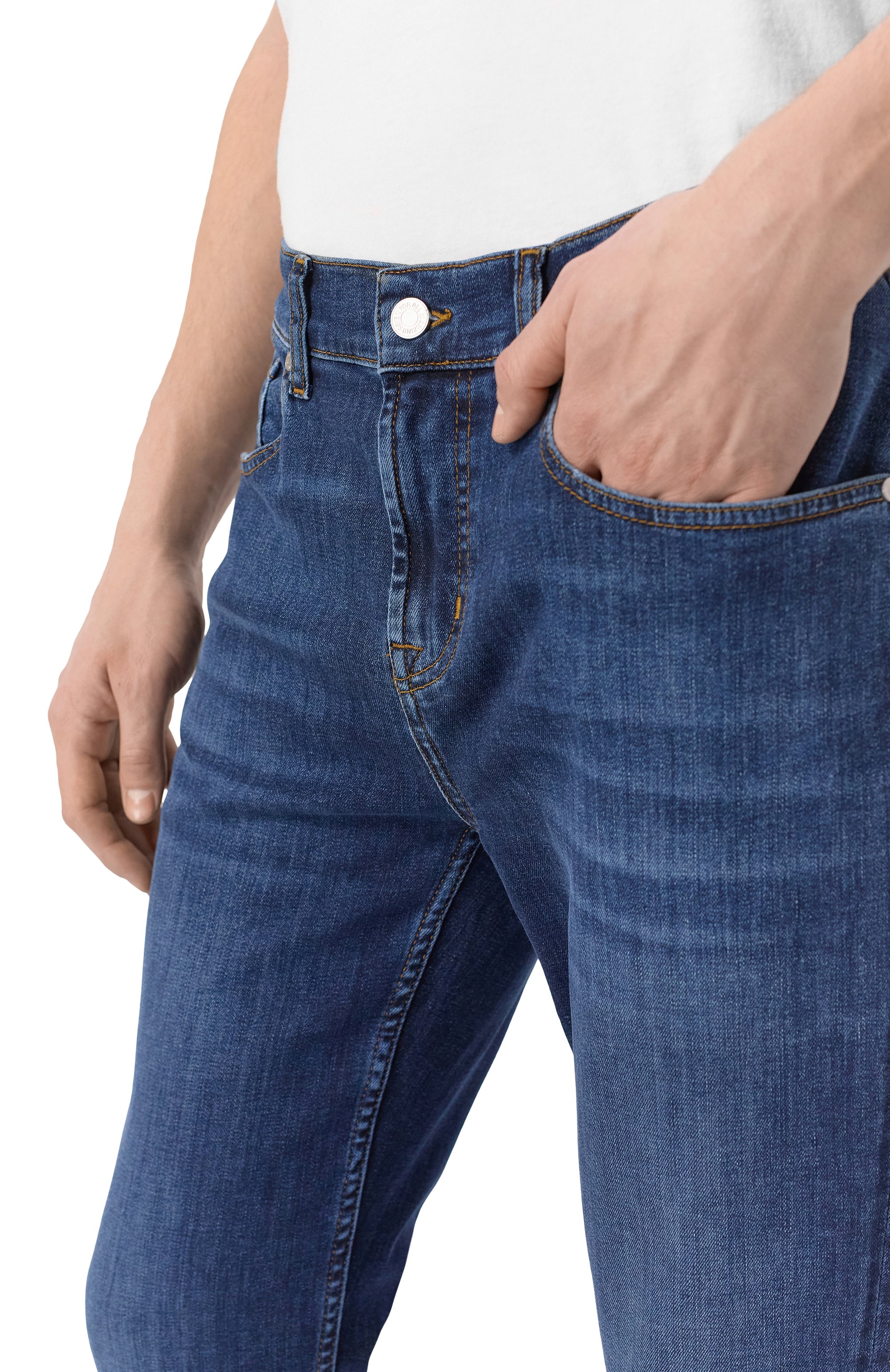 Джинсы slimmy tapered 7 FOR ALL MANKIND, арт. JSMXB800BP, фото 5