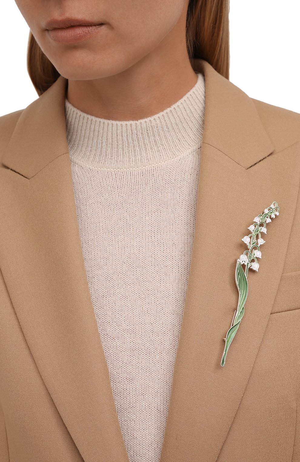 Брошь ландыш РУССКИЕ САМОЦВЕТЫ, арт. 41481, фото 2