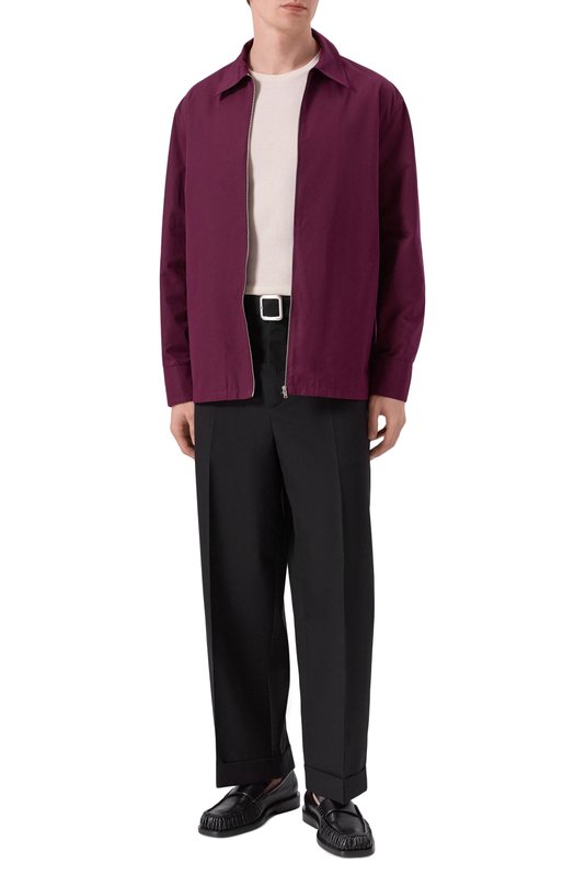 Шерстяные брюки Jil Sander J22KA0230-J40249 Чёрный  J22KA0230-J40249 Фото 2