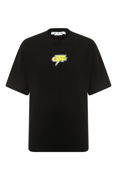 Хлопковая футболка OFF-WHITE, арт. OMAA120F22JER0031070, фото 1