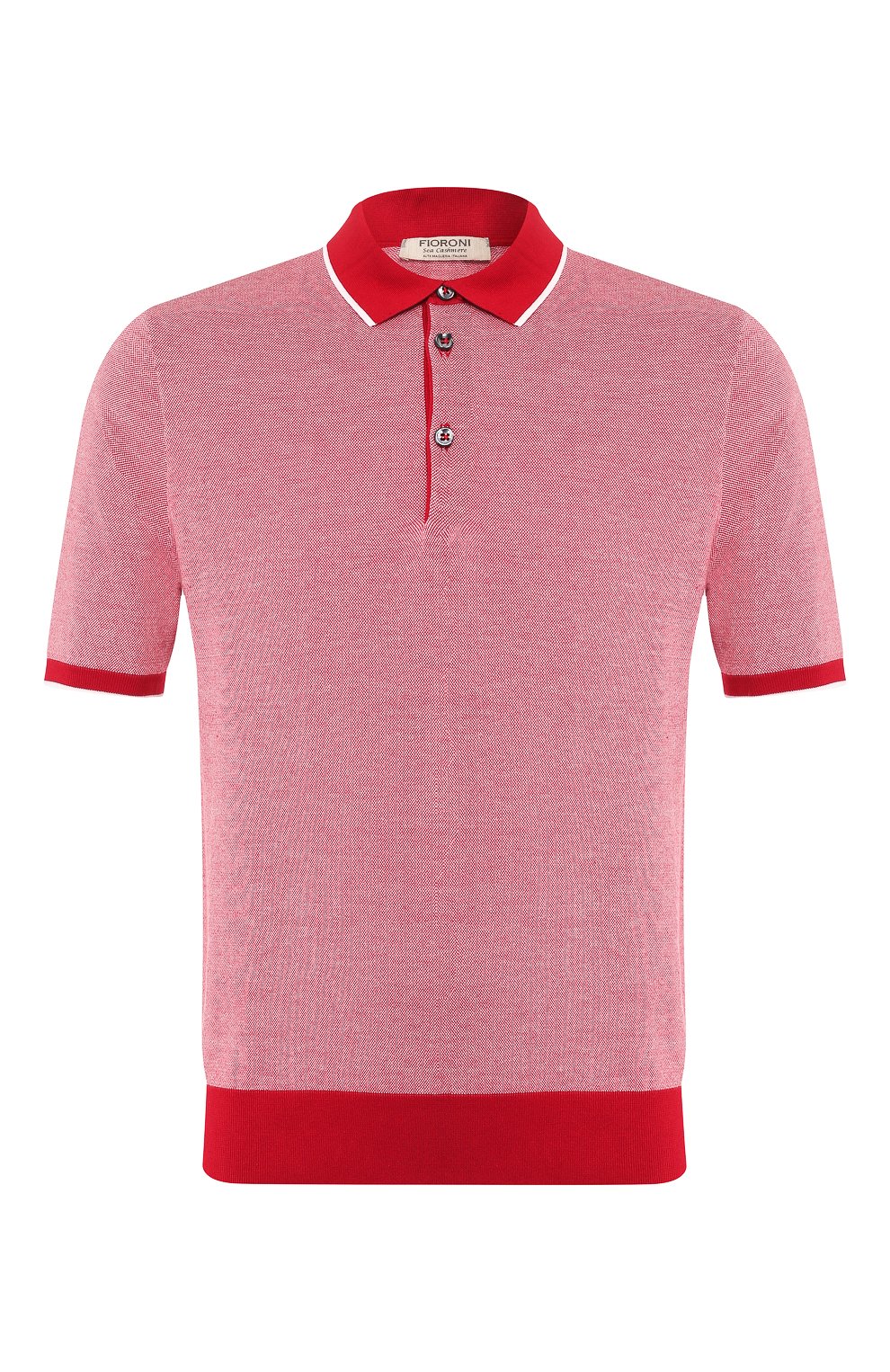 Поло из смеси хлопка и кашемира FIORONI, арт. MK20608C2, фото 1