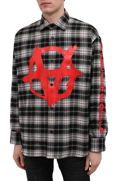 Хлопковая рубашка VETEMENTS, арт. UE52SH800B 1011/M, фото 3