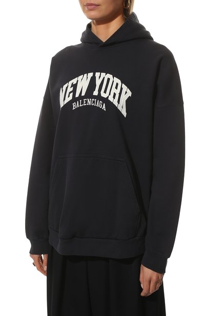 Хлопковое худи BALENCIAGA, арт. 675003/TLVM3, фото 3
