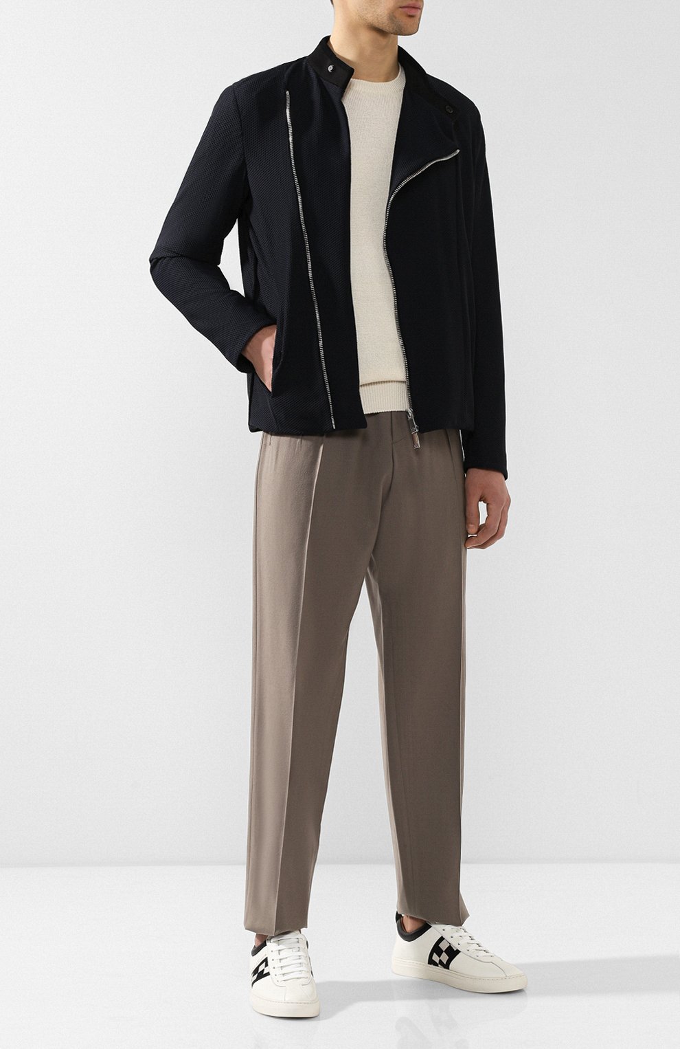 Куртка на косой молнии GIORGIO ARMANI, арт. 9SG0B01D/J0008, фото 2