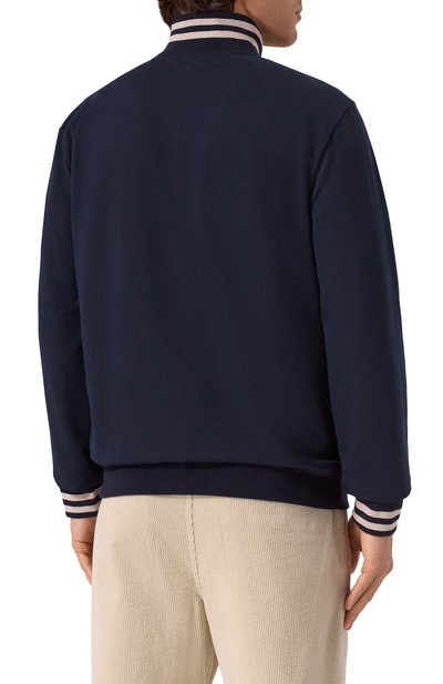 Толстовка PAUL&SHARK темно-синего цвета по цене 37400 руб., арт. 25411846, фото 4 Толстовка PAUL&SHARK, арт. 25411846, фото 4