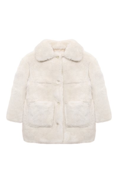 Шуба из кролика YVES SALOMON ENFANT, арт. 20WEM307XXREXX/4-6