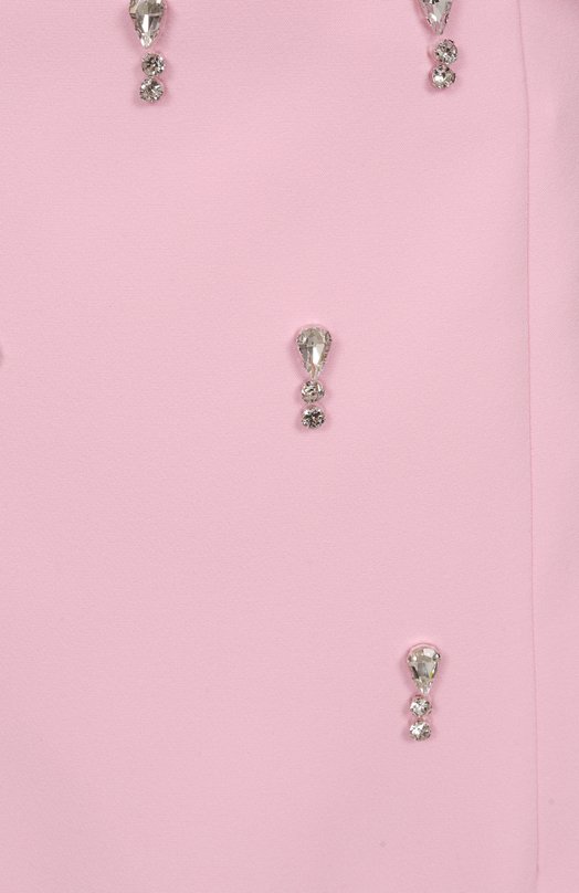 Платье с отделкой стразами Sasha Kim УТ-00001742 Розовый  УТ-00001742 Фото 6